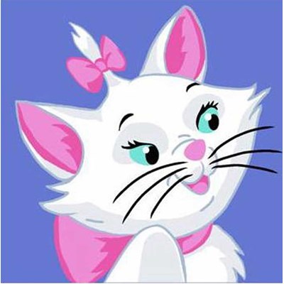 Kit canevas pour enfants marie- aristochats - disney - DMC