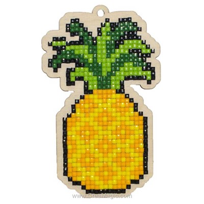 Kit broderie diamant pineapple - Wizardi