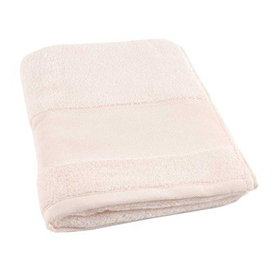 Serviette de toilette coton 500 g/m2 -col 043 rose clair à broder de DMC