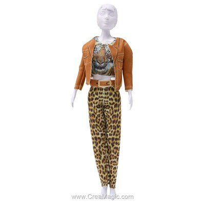 Couture set kitty tiger DRESS YOUR DOLL