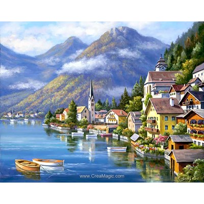 Kit broderie diamant harbour - Wizardi