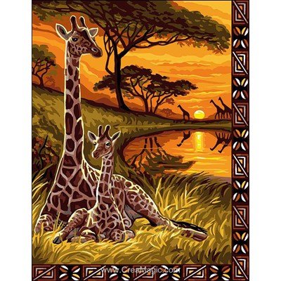 Canevas souvenir d'afrique - Rafael Angelot