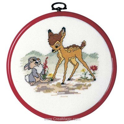 Broderie modele point de croix bambi et panpan disney - Royal Paris