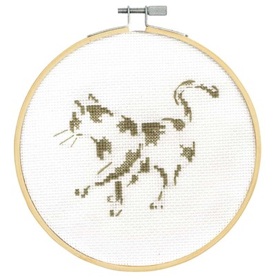 Kit DMC à broder chat aux aguets