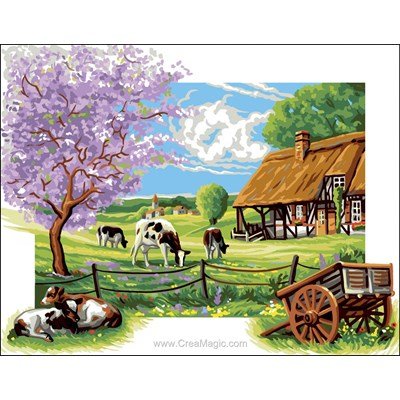 Royal Paris canevas campagne normande