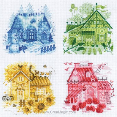 broderie en kit Happy Street - RIOLIS