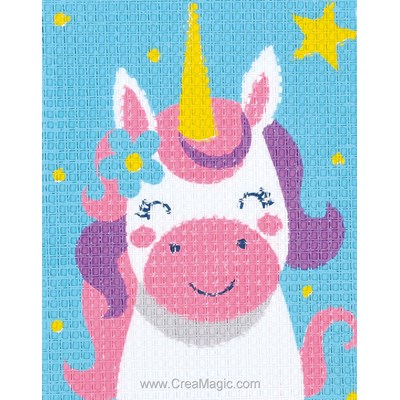 kit Canevas Complet Licorne - Vervaco
