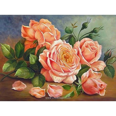 Broderie diamant Diamond Painting rose aroma