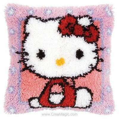 Kit coussin point noue Vervaco hello kitty