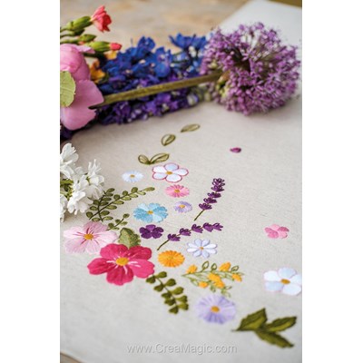 Kit Chemin de Table Traditionnelle - kit Printemps joyeux - Vervaco
