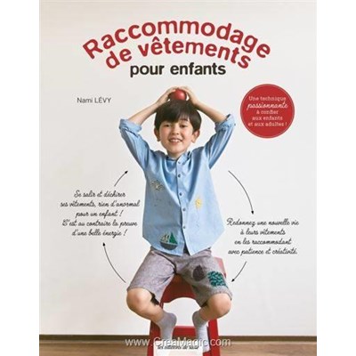 Livre - Raccommodage de vetements pour enfants - Librairie Créative