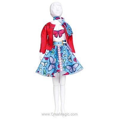 Couture set lucy butterfly DRESS YOUR DOLL pour barbie