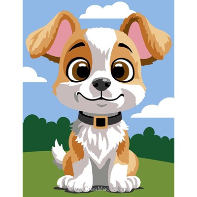 Kit Canevas Complet - Chien - Margot