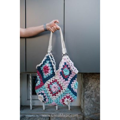 Kit sac au crochet - Granny square - Hoooked