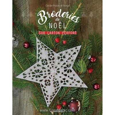 Livre Broderies de noel sur carton perfore - Librairie Créative