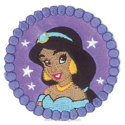 Ecusson brodé thermocollant princesse jasmine - aladin de MLWD