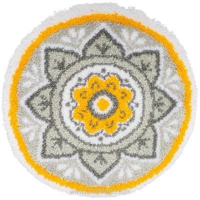 Kit tapis point noue mandala - Vervaco