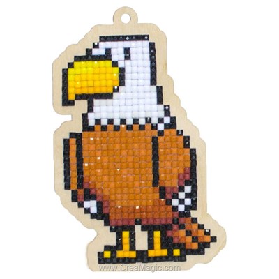 Broderie diamant eagle de Wizardi