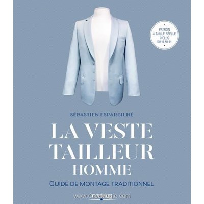 Livre - La veste tailleur homme guide de montage traditionnel - Librairie Créative
