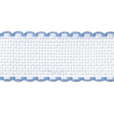 Galon aida 6 pts - border bleu clair de DMC