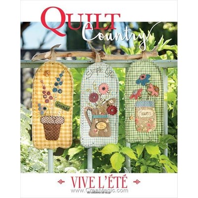 Livre - Quilt country 57 - vive l'ete - Librairie Créative