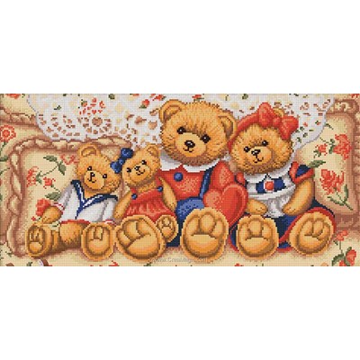 Kit broderie diamant teddy bears de Diamond Painting