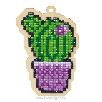 Broderie diamant cactus de Wizardi