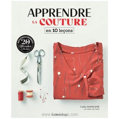 Livre - Apprendre la couture en 10 lecons - Librairie Créative