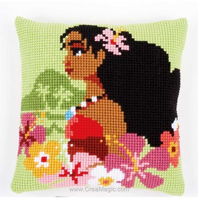 Coussin moana disney - walt disney vaiana au point de croix - Vervaco