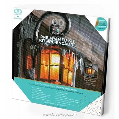 Broderie diamant Squares - Frosty light - Diamond Dotz