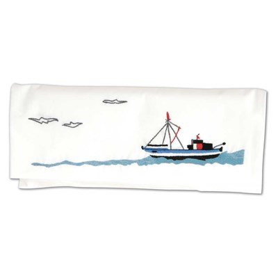 Pochette serviette le phare et les bâteaux - DMC