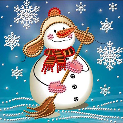 Kit broderie diamant snowman de Diamond Painting