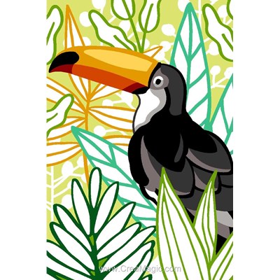 Le toucan exotique canevas - SEG