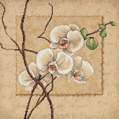 Oriental orchids kit broderie - Dimensions