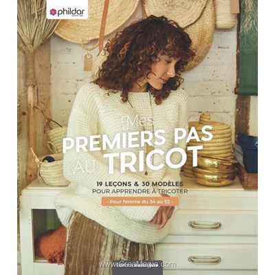 Livre Mes premiers pas au tricot - Librairie Créative
