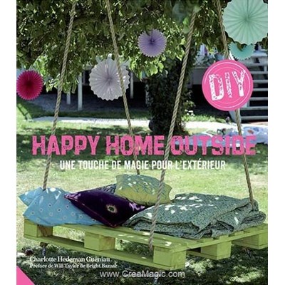 Livre - Happy home outside - Librairie Créative