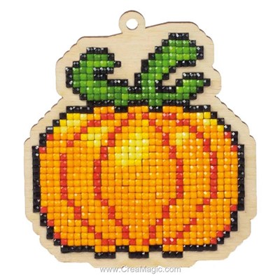 Broderie diamant Wizardi pumpkin