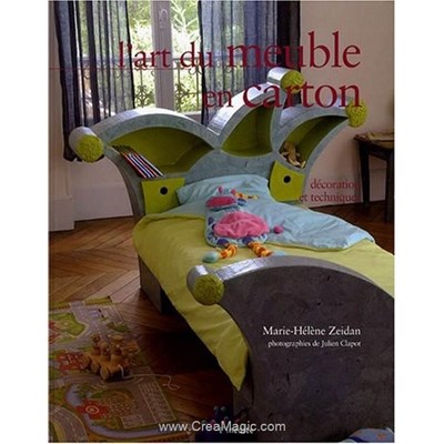 Livre - L'art du meuble en carton - Librairie Créative