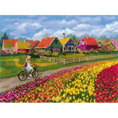 broderie en kit Tulip Field - RIOLIS
