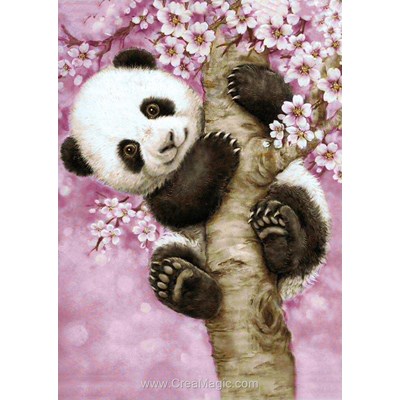 Broderie diamant sweet panda de Wizardi