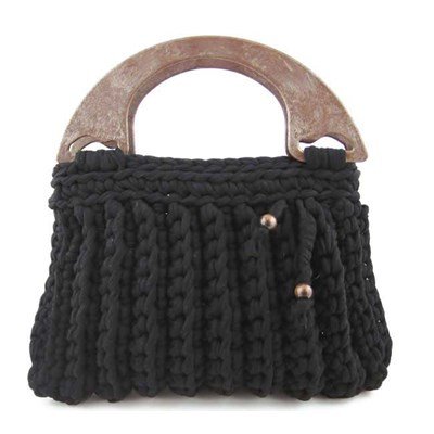 Kit crochet - Kit hoooked milano noir - DMC