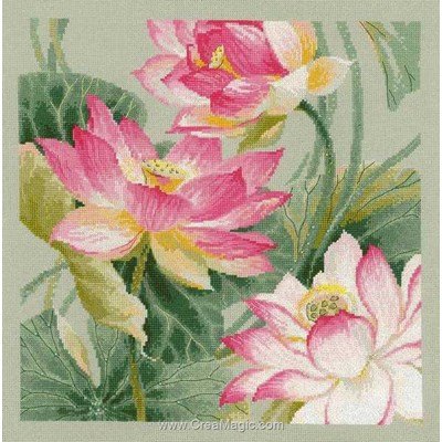Kit De Broderie Au Point De Croix Riolis 'Lanternes' - Modèle De Comptage, Toile Aida 14ct, Complet
