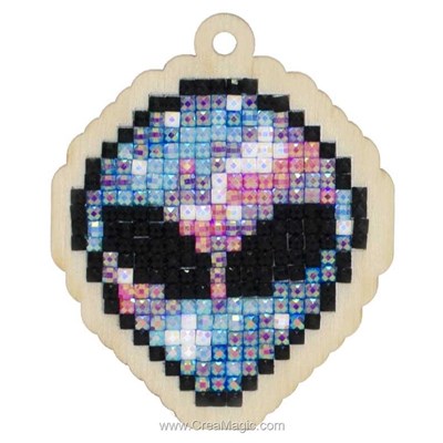 Broderie diamant alien de Wizardi