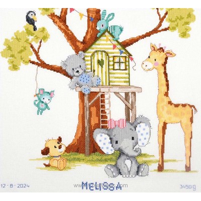 Kit broderie Dans la cabane - Vervaco