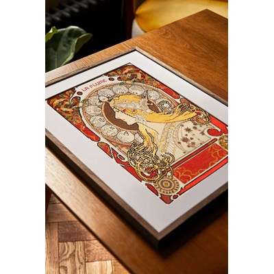 Kit broderie Zodiac d'après Mucha - DMC