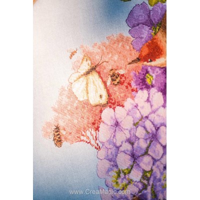 Kit Broderie Point De Croix - Oiseaux - Luc Créations