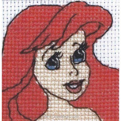 Walt disney ariel broderie point de croix - Anchor