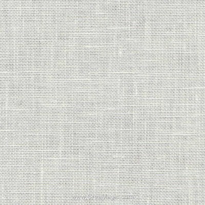 Toile lin bristol 18 fils blanc cassé (101) de Zweigart