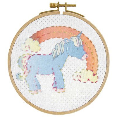 Kit de broderie traditionnelle petite licorne - DMC