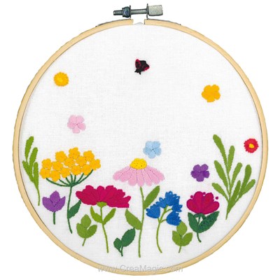 Broderie Fleurs et Plantes - Summer flowers - Vervaco